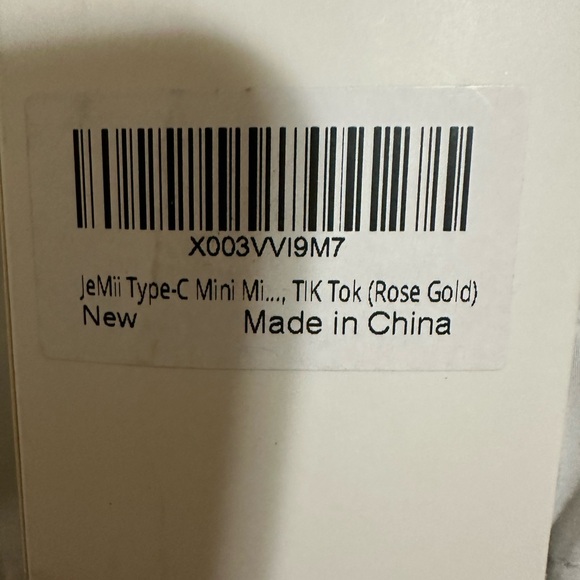 JeMii mini microphone rose gold - Picture 3 of 4